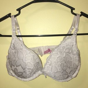 White push up bra